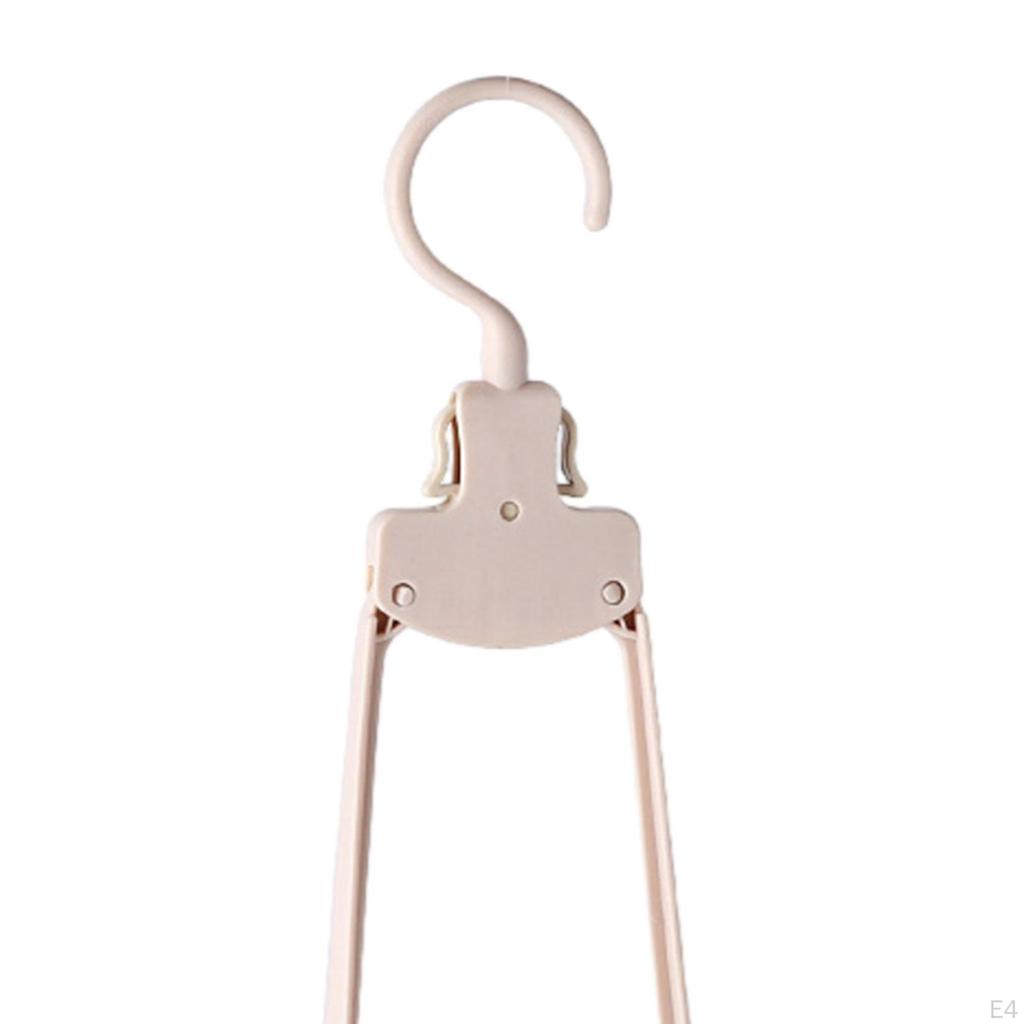 Foldable Travel Hanger, Collapsible Hanger Portable Folding Clothes Hangers for