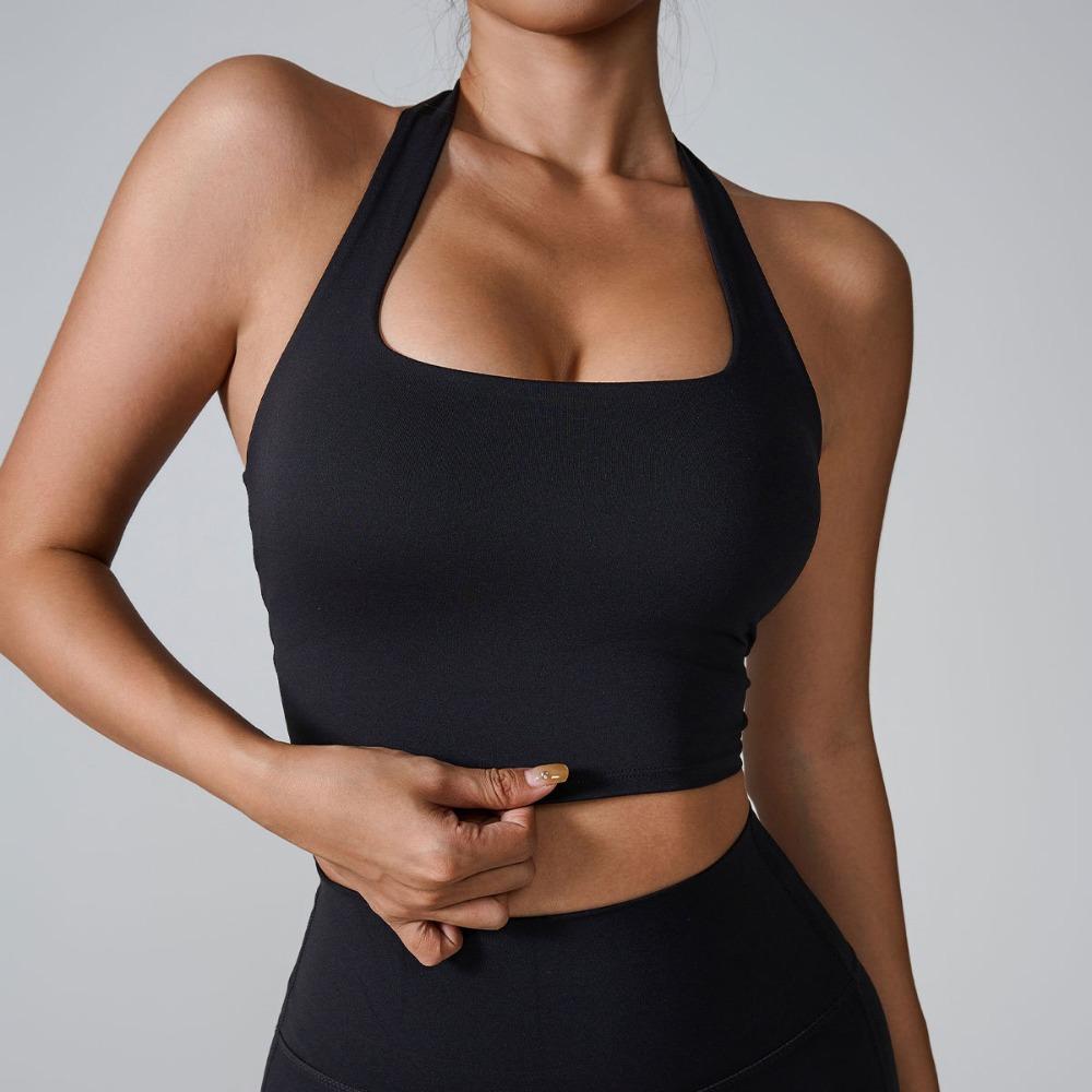 Elegant Design Backless Sportswear Pleated Back Women's Underwear  Running