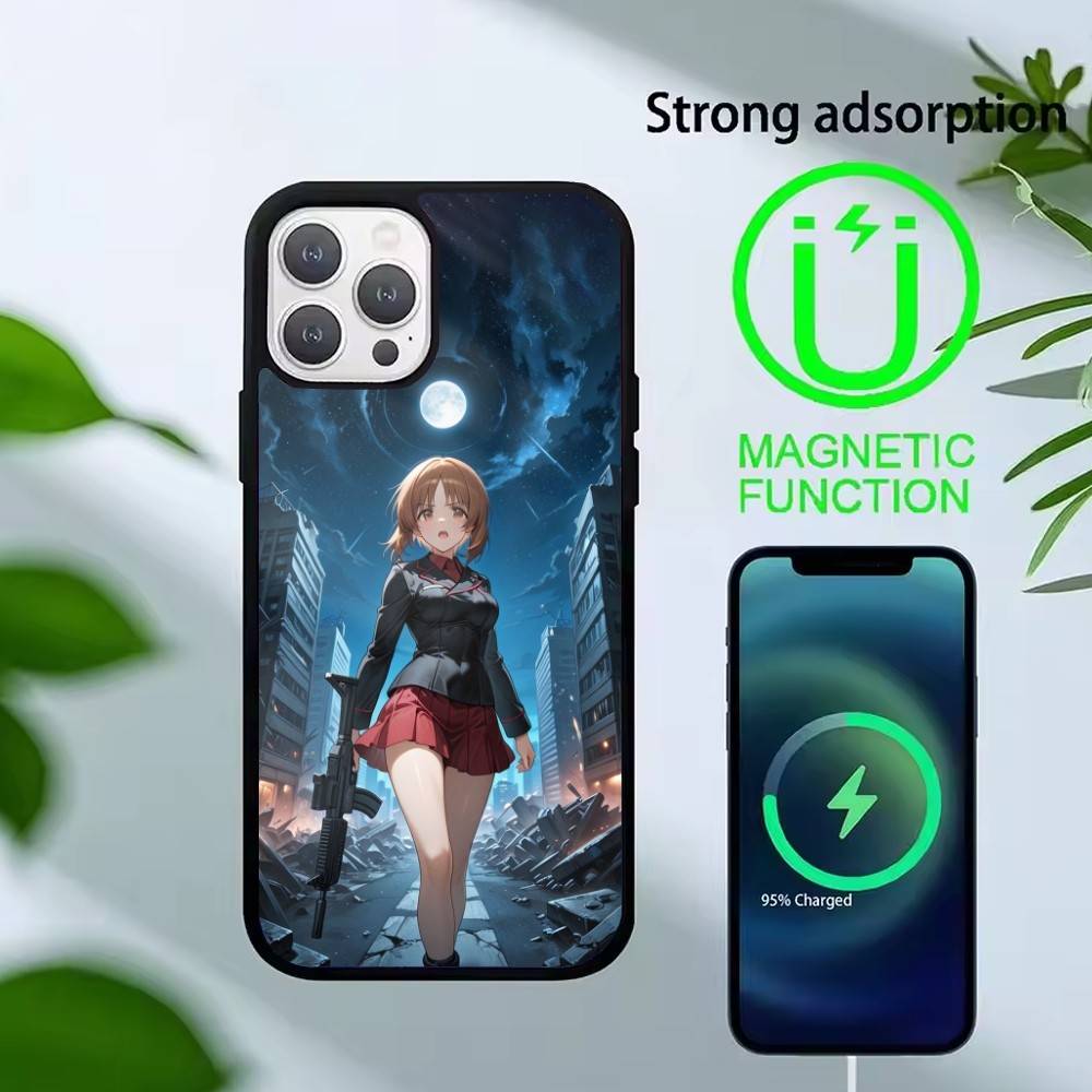 G-GIRLS F-Und P-PANZER Phone Case For iPhone17,16,15,14,13 Plus,Pro Max Magnetic For Magsafe Wireless Charging