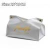 Leather Tissue Box Napkin Holder Car Tissue Box Home Living Room Holder Storage Case Desktop Storage Sundries Storage Pouch