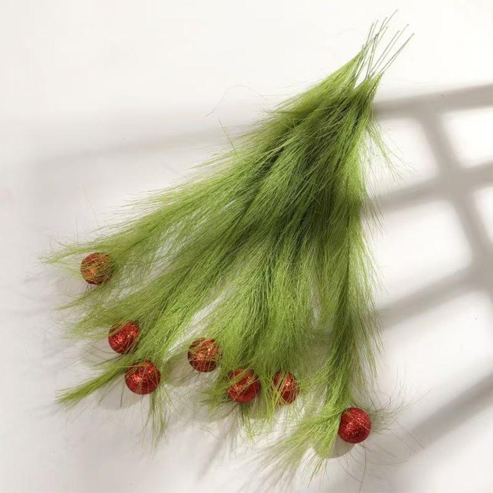 Runtowo 10pcs Christmas Tree Topper , Green Curly Stems Lime Green Curly Xmas Tree Pick Elf Ornaments Christmas Party Home Decor