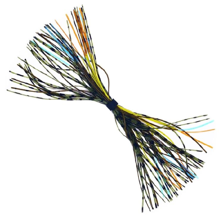 Fishing Jig Baits Skirts DIY Squid Jig Baits Accessories Colorful Silicone Jig Skirts Fishing Lures Skirt Replacements