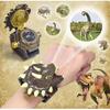 Coole Kinder Dinosaurus Projectiehorloge met 24 Verschillende Dinosaurusafbeeldingen, Educatief Verjaardags Kerstcadeau voor Kinderen, Jongens