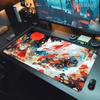 Fox Large Gaming Mousepad XXL Gamer Mouse Pad Office Long Table Accessories Mouse Mat Kawaii Desk Mat For Girl Decorates Bedroom