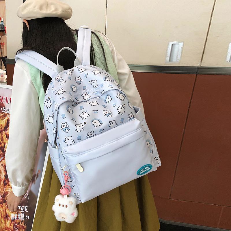 Schoolbag High-value Student Schoolbag Large Capacity Lightweight Niche Design Backpack Female Mori Small Fresh Backpack