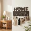 6 Hooks Wall Mount Key Rack Nordic Style Wall Decorative Hook Key Storage Holder  Housewarming Gift