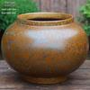 Retro Handmade Large Ceramic Flower Pot for Succulents and Green Plants, Ideal for Home and Landscaping Use