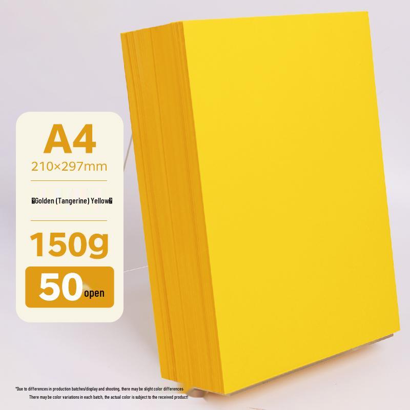 A4 Assorted Color Thickened Origami Paper 80g/120g/150g - Pink, Red, Blue