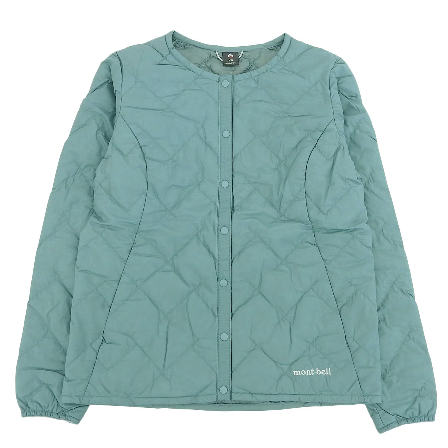 

montbell superior down round neck jacket women s down jacket nylon 1101667 blue green