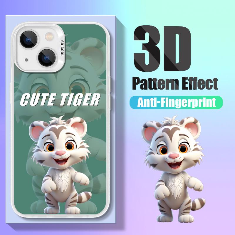 

Чехол для телефона с 3D лазерным рисунком 30 животных для Iphone 15 14 Pro Max XS XR 13 12 11, креативный чехол с изображением астронавта, тигра, динозавра, панды