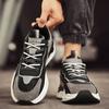 Designer Men's Casual Sneakers Fashion Mens Vulcanized Shoes Leather Outdoor Walking Shoes Non-slip Breathable Shoes for Men New