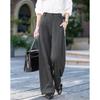 Women's Warm Pleated Straight-Leg Casual Pants
