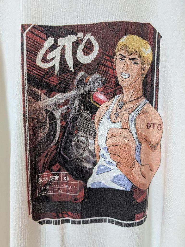 [USED] 00s Super Rare GTO "Eikichi Onizuka" T-shirt XL