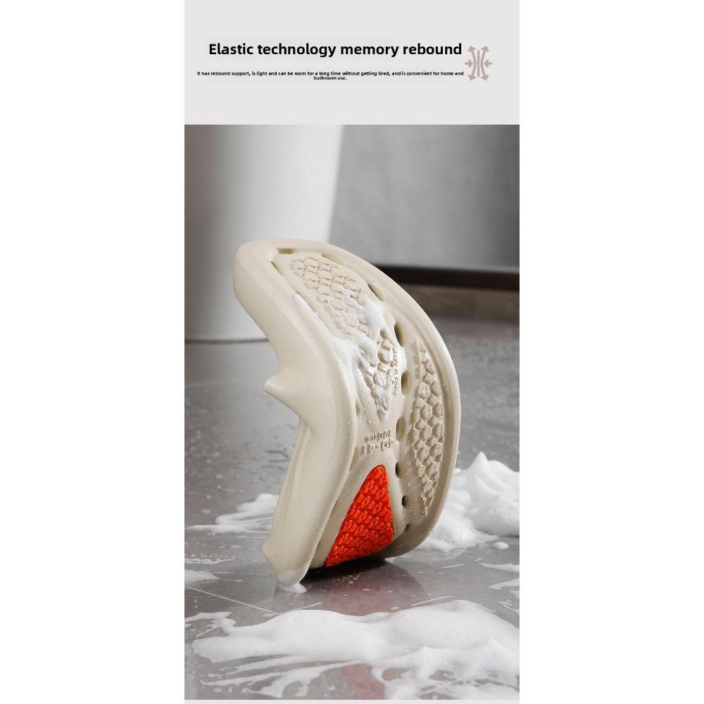 Anti Slip Water Leakage Slippers for Men's Indoor Home, Home Hotel Hollow Bathroom Slippers, Shower Slippers