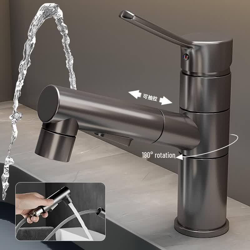 Pull-Out Washbasin Faucet