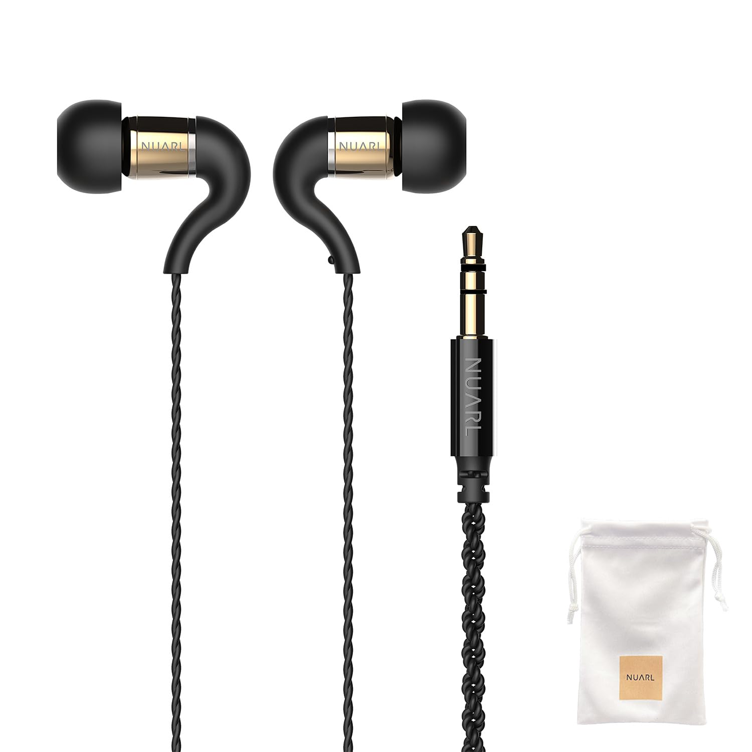 

NUARL NX30A Plug [Official] In-Ear Earphones, Hi-Res HDSS, Wired, 3.5mm (Yellow Brass)