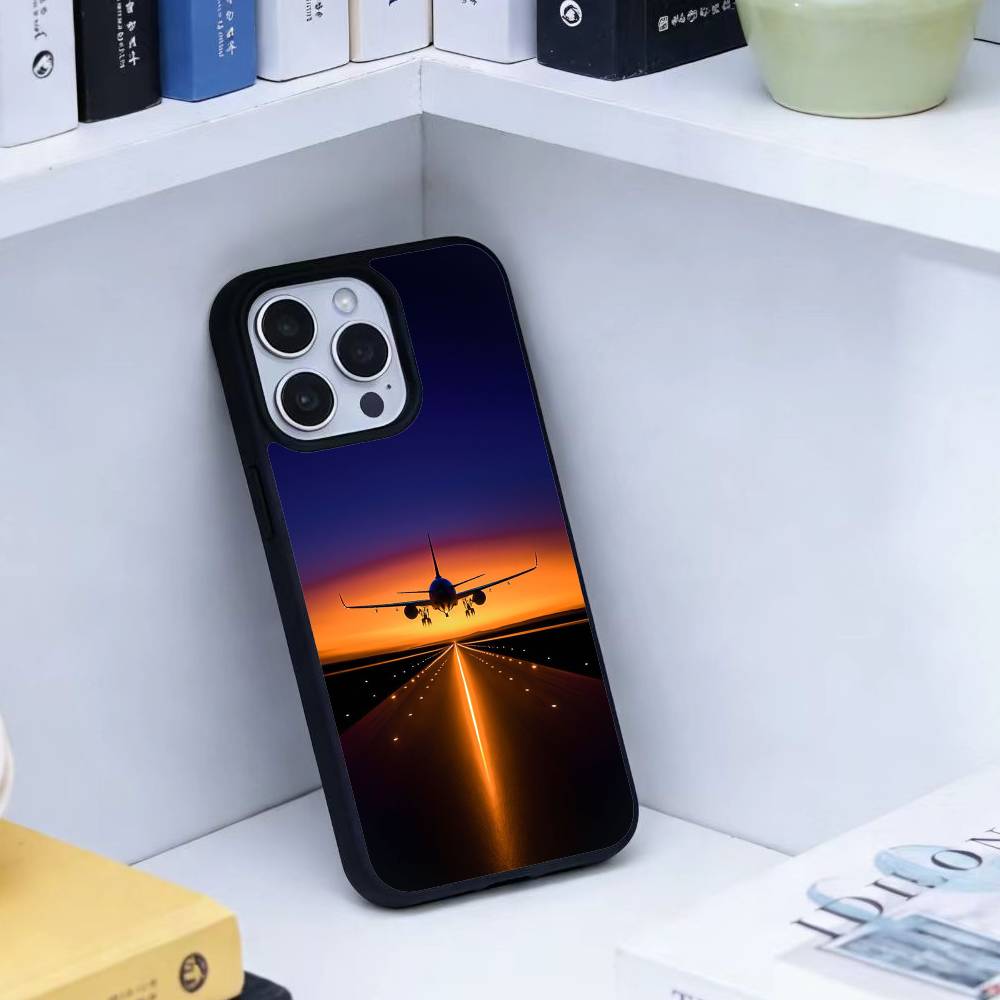 Airplane  Phone Case For iPhone 17,16,15,14,13,Pro,Max,Plus,Magnetic For Magsafe Wireless Charging