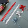 Medium Frosted Ribbon Bow Pull Flower for Gift Decoration and Flower Arrangements