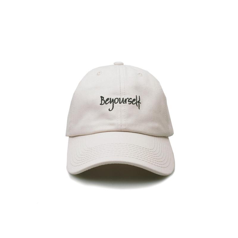 Chyubaseuko Beyourself Logo Cap Cbc20002 Beige