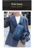 Men's Anti-Theft Crossbody Bag with Password Lock for Cycling, Running, and Travel