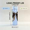 1PC Leopard Print Large Bow Graphic,750ml Color Plastic Sports Water Bottle,Leakproof Flip Straw Lid,Suitable for Sports Office Home Use