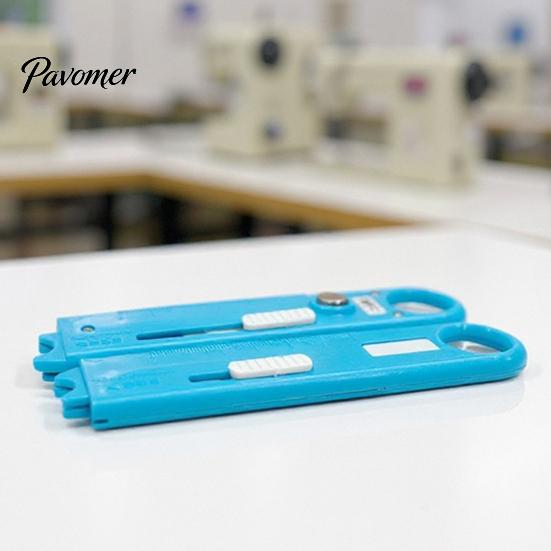 Nähwerkzeug mit Lupe 1/2 Stück 4-in-1 Einfädler Nahttrenner & Kleideränderungszubehör Maßstab, Multifunktionale Magnetische Einfädelhilfe