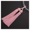 prayer beads for women crystal informal rosary 8mm Comes with beads bag wedding marriage funeral memorial service for recitation 33 balls (pink)