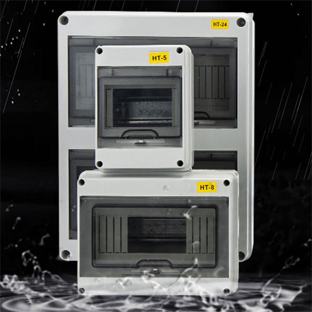 Outdoor Waterproof Box ABS Electrical Distribution Solution Weatherproof Electrical Box Efficient Outdoor Enclosure