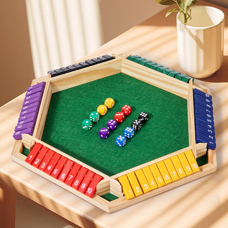 Children's Wooden Flip Number Game: Educational Parent-Child Logic Toy