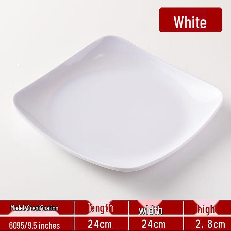 

Jijun Japanese Melamine Deep Serving Plates (9.5-inch, 10-Pack)