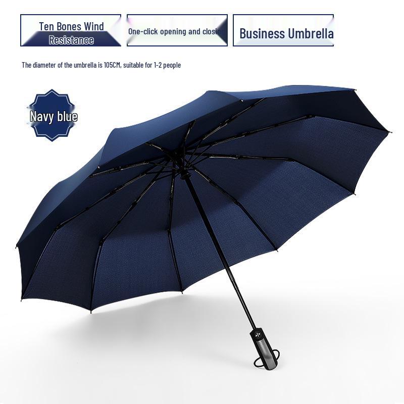 Manual Folding Large Dual-Use Umbrella - Sunshade & Rain Protection