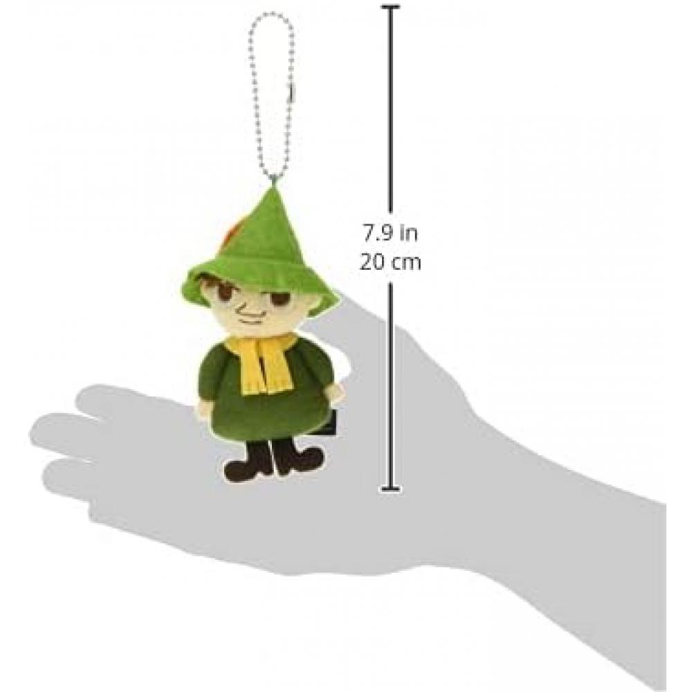 Sekiguchi Moomin Plush Toy Mascot Twilight Snufkin Height Approx. 12 Cm 562886 Snufkin Mascot