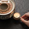 Ru Kiln Sea Wave Tea Warmer Holder Alcohol Burner Stove Kettle Stand Boiling Water Carbon Furnace Tea Services Ornaments Craft