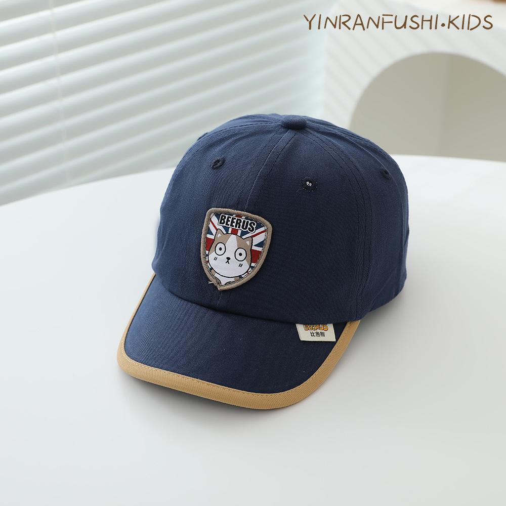 Baby Hat Spring and Autumn Style Baby British Trendy Duckball Cap Children Summer Sun Protection Baseball Cap
