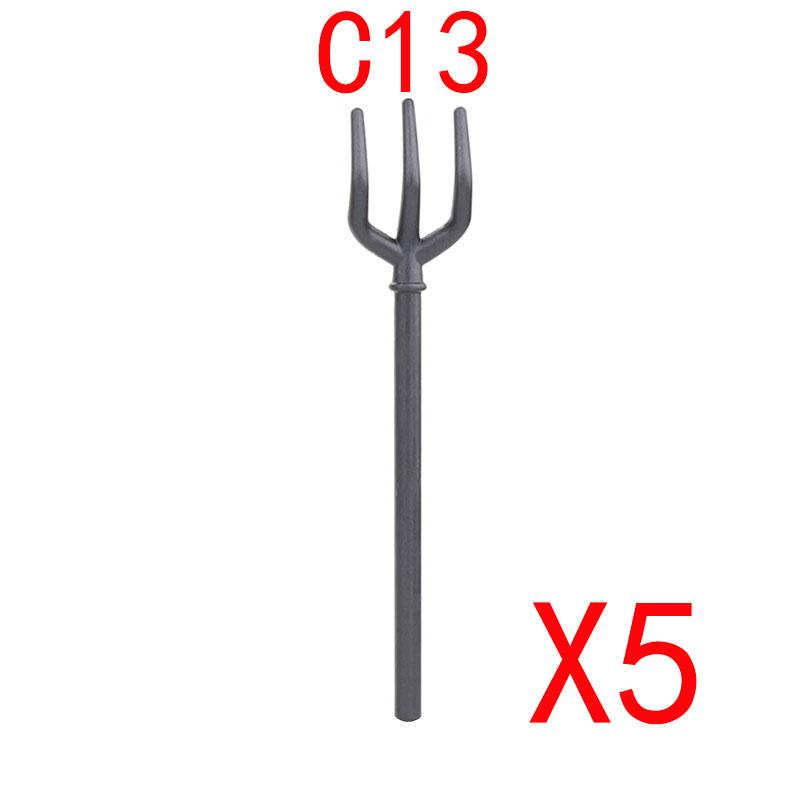 MOC Medieval Building Blocks Military Figures Accessories Soldier Weapons Bow Spear Crossbow Brick Helmet Sword Toy Gift X058