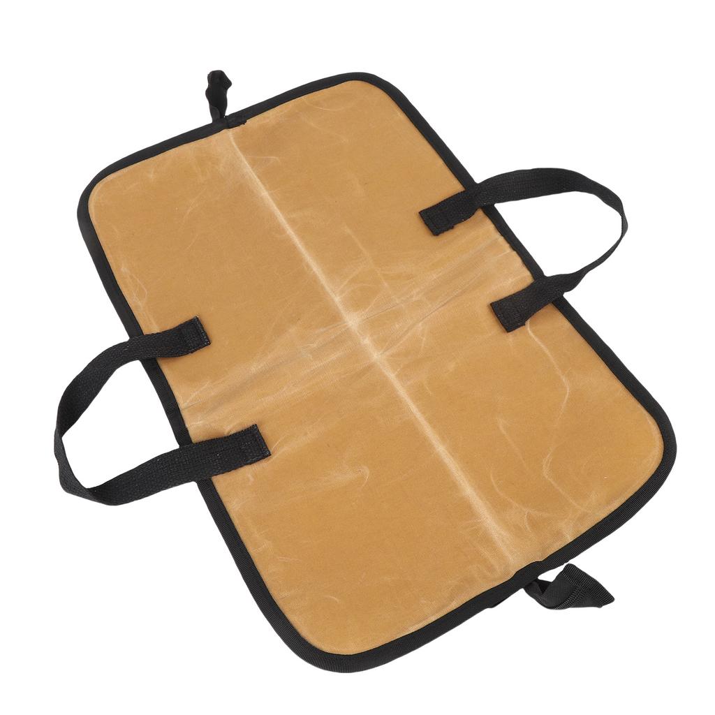 Kochwerkzeug-Aufbewahrungstasche Canvas Tragbar Gabelhalter Kochwerkzeug-Wickeltasche Tragetasche mit Griff für