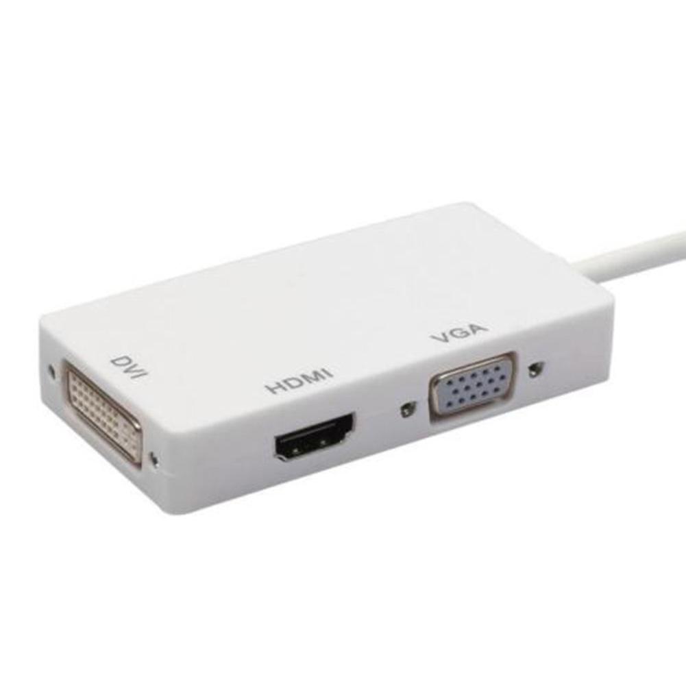 Mini DP TO HDMI VGA DVI Three-in-one Adapter Cable Thunder Laptop
