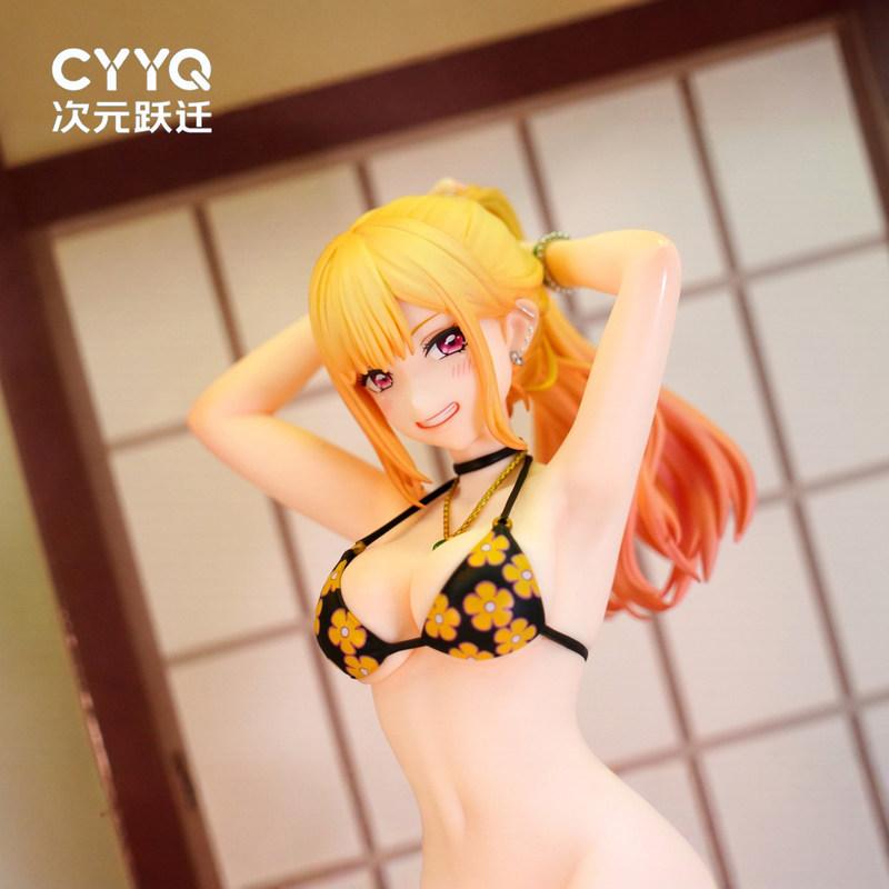 CYYQ Marin Kitagawa Swimsuit Figure My Dress Up Darling Anime Beautiful Statue Desktop Decoration Model For Anime Fans