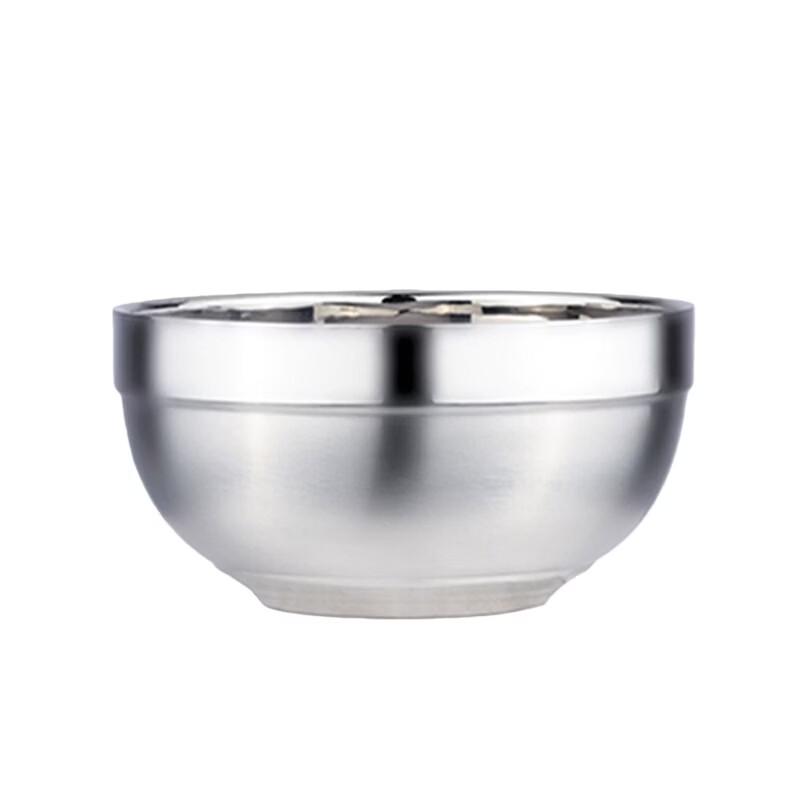 Lijia 304 Stainless Steel Double-Layer Instant Noodle Bowl Set