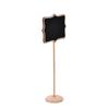 1Pc  Mini Chalkboard Chalkboard Rectangular Angled Wedding Table Number Sign