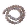 4/6/8/10/12/14mm Natural Gray Agates Stone Beads Round Loose Gemstone Beads For Jewelry Making DIY Bracelets Necklace Accesorios