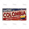 Mfoever  Artisian Argentina Ecuador Chile Colombia License Plate Landmark Metal Sign City State Decorative Car Plate Wall Decor Garage