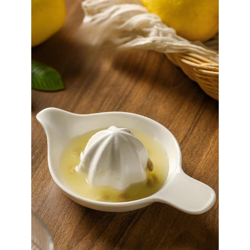 Latest Hand Operated Juicer Home Use Orange Juice Cup Ceramic Juice Squeezer Lemon Juice Squeezer Kitchen Gadgets and Accessories