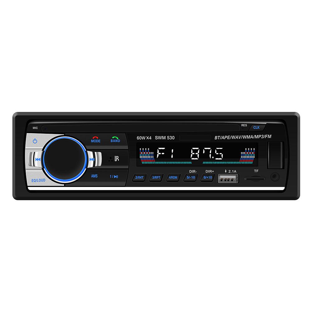 Bluetooth Car Audio Stereo 60WX4 Car Radio 12V In-dash 1 Din FM Aux Input Receiver USB MP3 MMC WMA Car Radio Mp3 Player