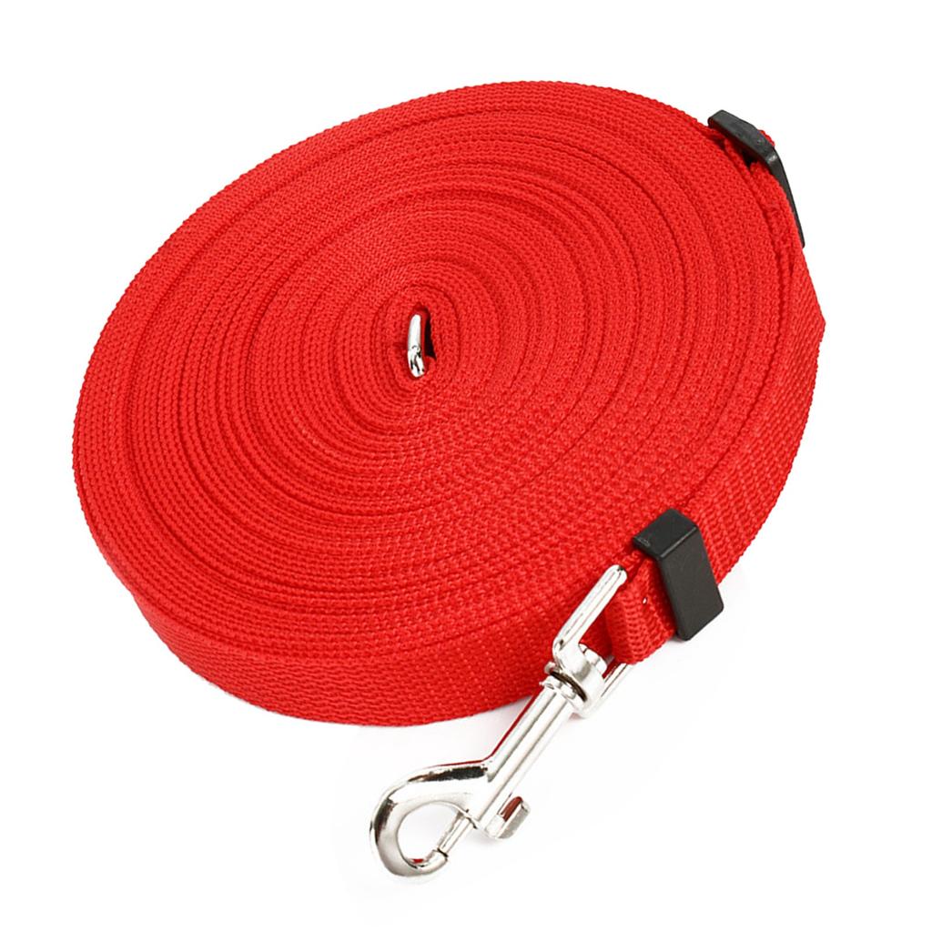 Hundkoppel Långt 32.8ft Justerbart Bärbart Hundträningskoppel för Stora Hundar Vandring Camping Träning