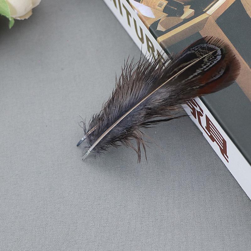 Natural Feather Diy Feather Dachang Feather Pheasant Hair Headdress Accessories Clothing Accessories 5-8Cm Colored Feather