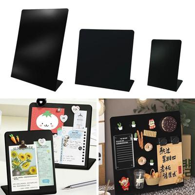 DIY Design Magnetic Blackboard Metal Storage Display Board Desktop Message Board  Message Display