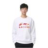 Li-Ning Casual Simple Round Neck Letter Versatile Printed Loose Comfortable Sweatshirt Unisex Sweatshirt AWDVG89-2