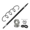 Rear Spline Axle Shaft Replacement For EZGO RXV Golf Cart-Golf Cart Passenger Side With Bearing Seal Kit 620341 614209 Part