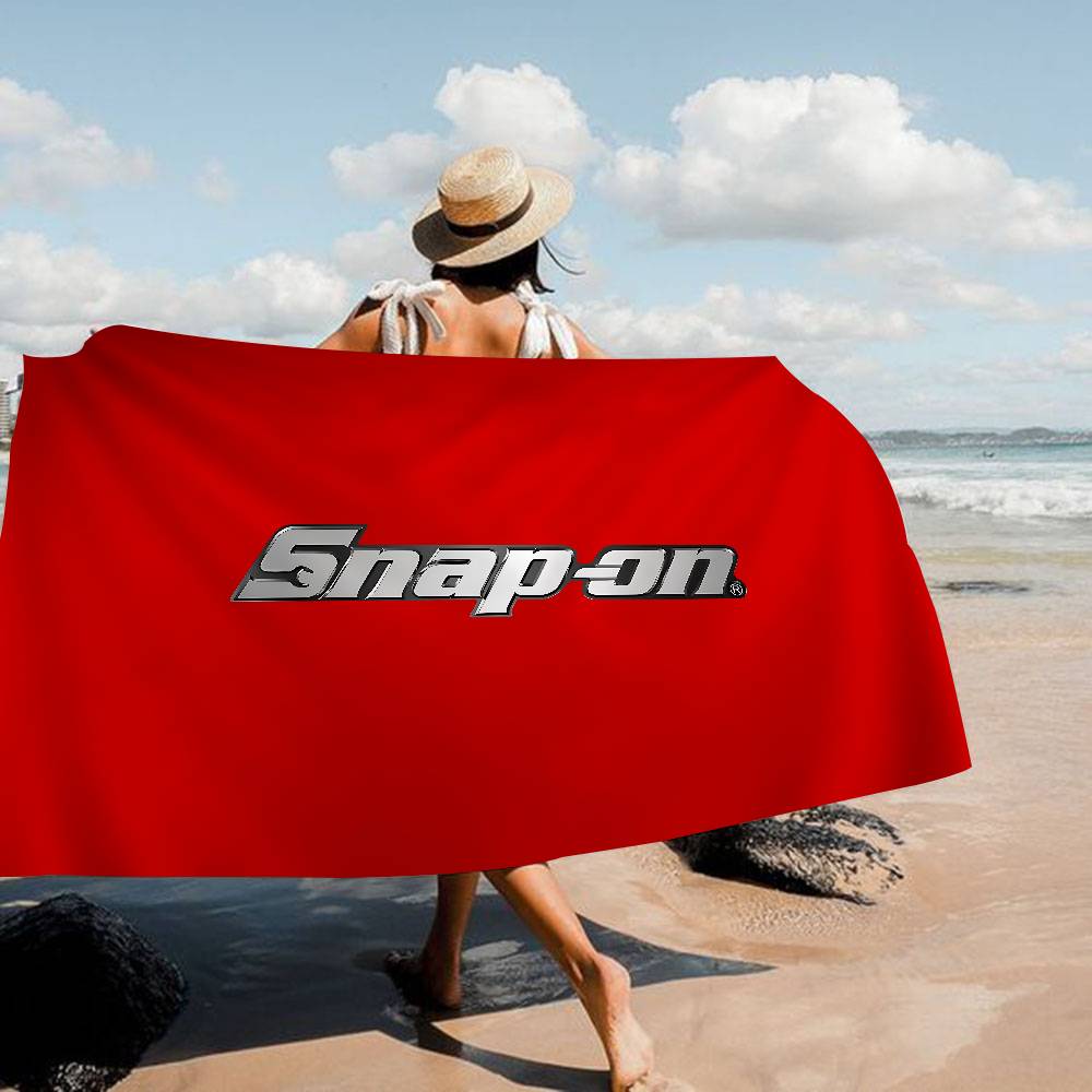 Textilien Girls S-Snap On Logo Beach Towel Colorful Bath Towels For Microfiber Quick Dry Custom Sand Free Beach Yoga Spa Gym Pool